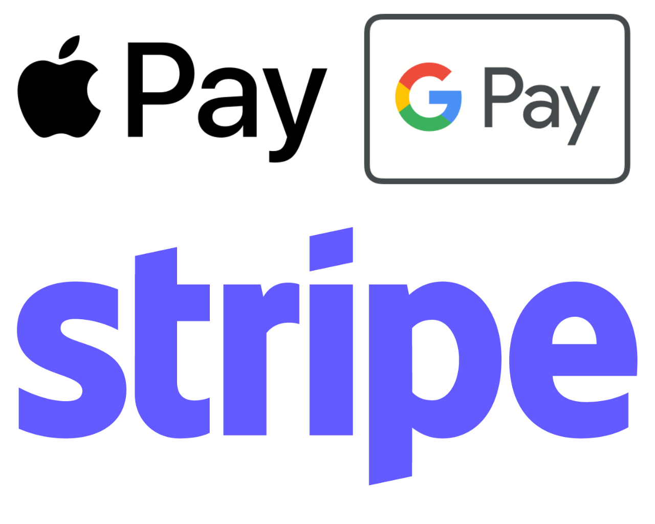 Apple Pay, Google Pay, Stripe